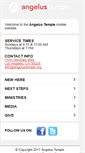 Mobile Screenshot of angelustemple.org